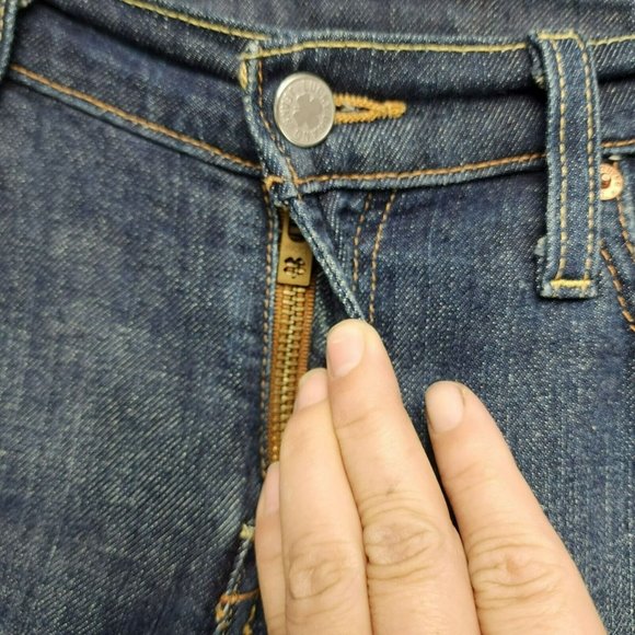 Lucky Brand Jeans Womens 27 Petite Easy Rider Stretch Relaxed Fit Faded Mid Rise - Picture 4 of 15